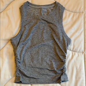 Gray Sleeveless Women's Top